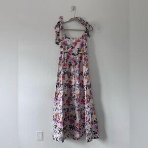 House of Harlow 1960 Floral Linen Maxi Dress